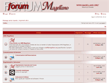 Tablet Screenshot of forum.magellano.org